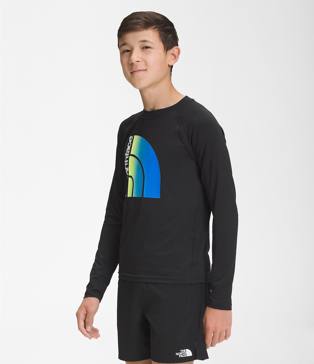 Boys' Amphibious Long Sleeve Sun Protection Shirt - UPF 50+ Quick-Dry Swim Shirt for Beach, Pool & Outdoor Activities | NF0A81XD