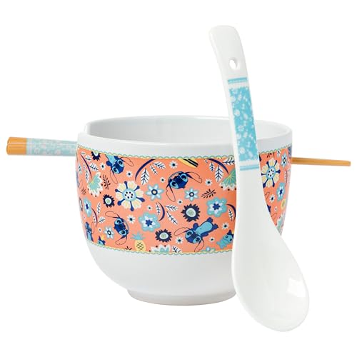 Lilo and Stitch Flower and Leaves Pattern Spoon