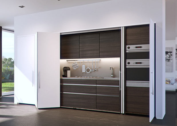 Folding Concepta 25 Pocket Door Hardware Kit - Smooth Sliding Interior Barn Door System for Home & Office - Easy Installation for Bedrooms, Closets & Room Dividers