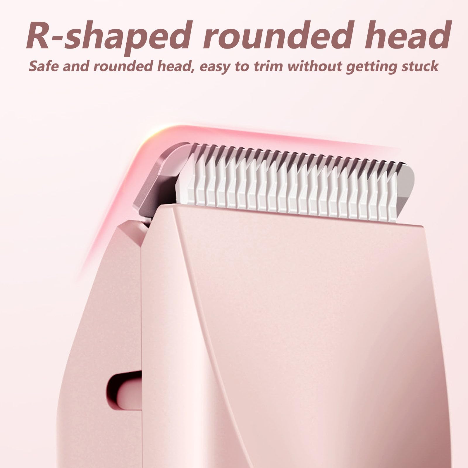 Silkyglow 2-in-1 Women's Electric Body Shaver & Trimmer - Waterproof Dual Head Razor for Smooth Skin (Pink) | Perfect for Travel, Showering & Quick Hair Removal