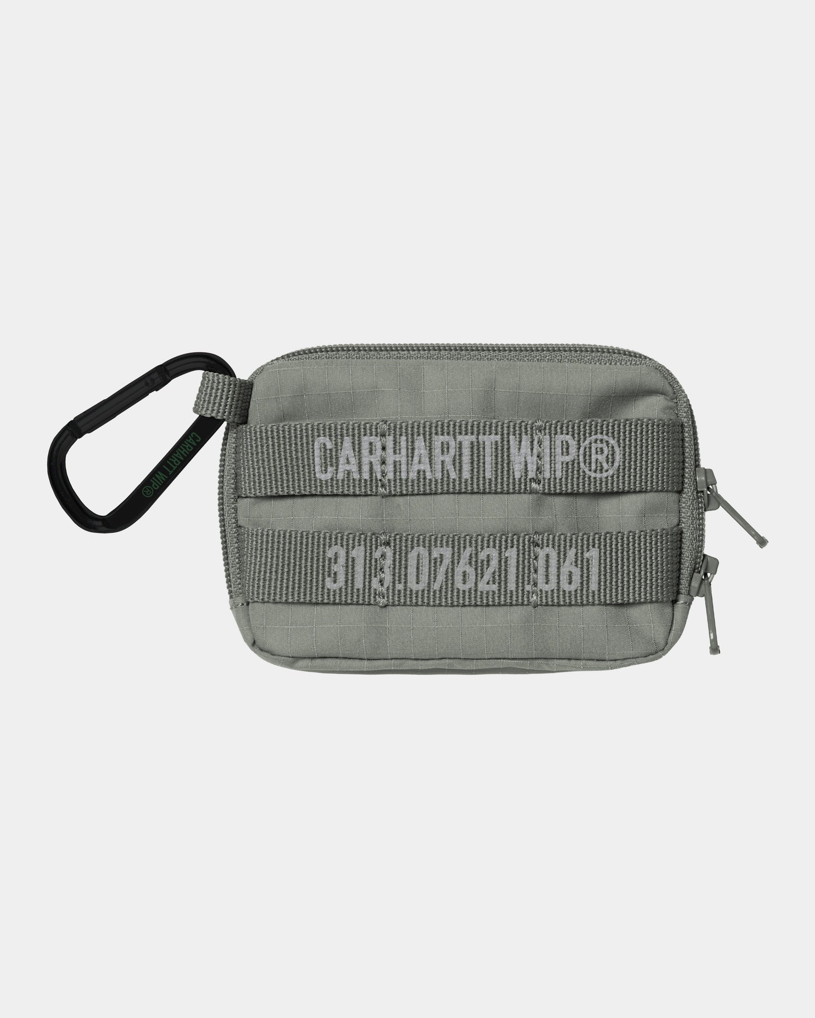 Smoke Green Reflective Tour Card Case Keychain - Waterproof & Durable ID Holder for Travel, Events, and Outdoor Adventures