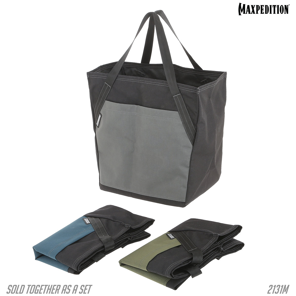 Trifecta 3-in-1 Versatile Tote Bag Set - Perfect for Work, Travel & Gym (Final Sale)