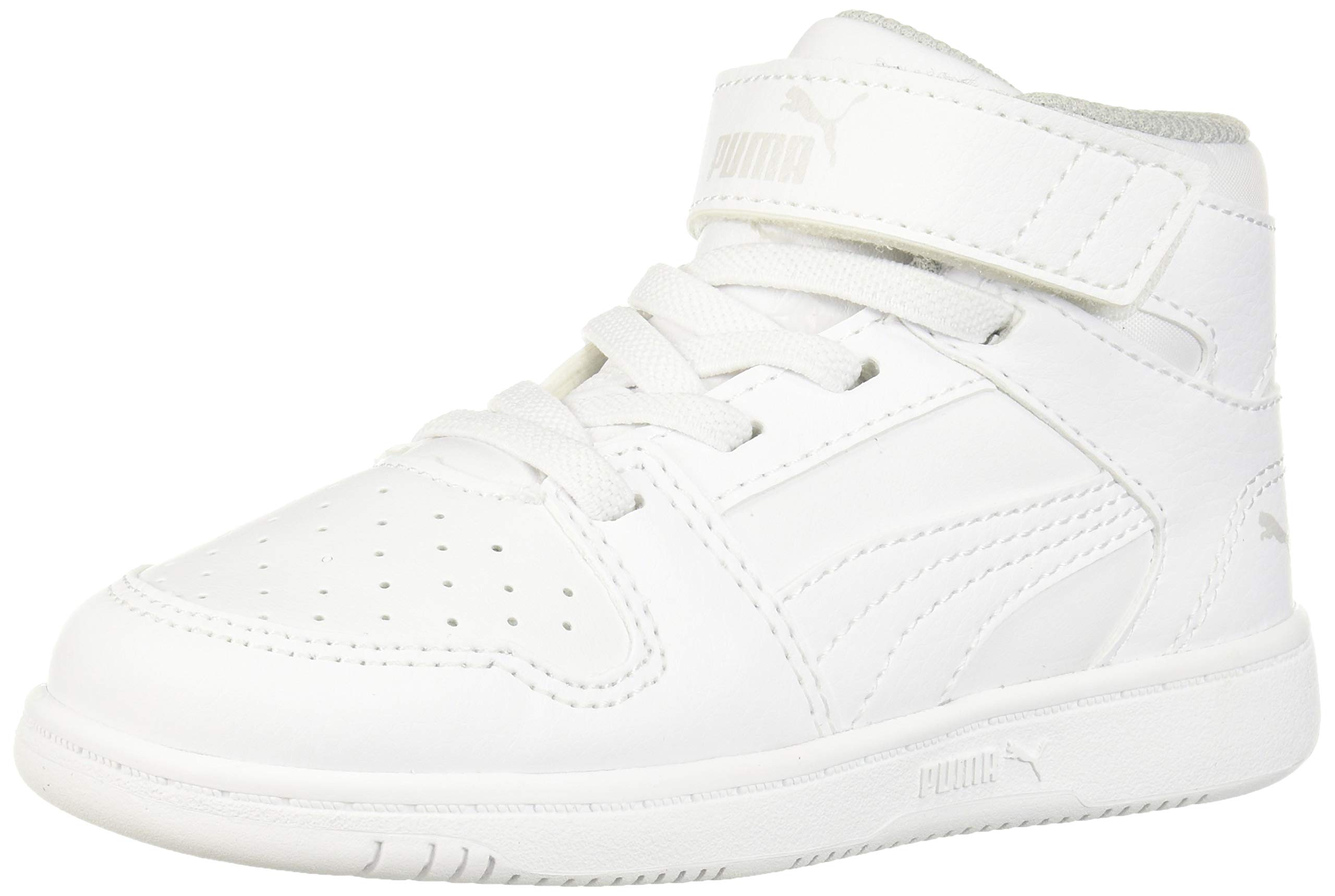 PUMA Men's Rebound Layup Velcro Sneakers - Lightweight Basketball Shoes for Men with Hook & Loop Closure - Perfect for Casual Wear, Gym Training, and Street Fashion