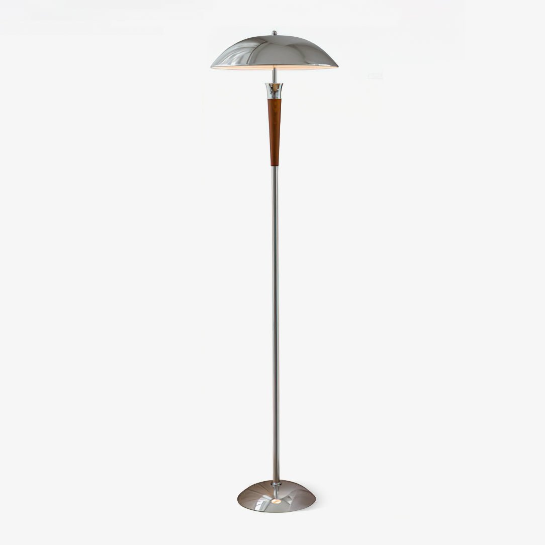 Modern Helmet-Shaped Floor Lamp for Living Room - Adjustable LED Reading Light with 3 Color Temperatures, Perfect for Bedroom, Office, and Study Room Decor