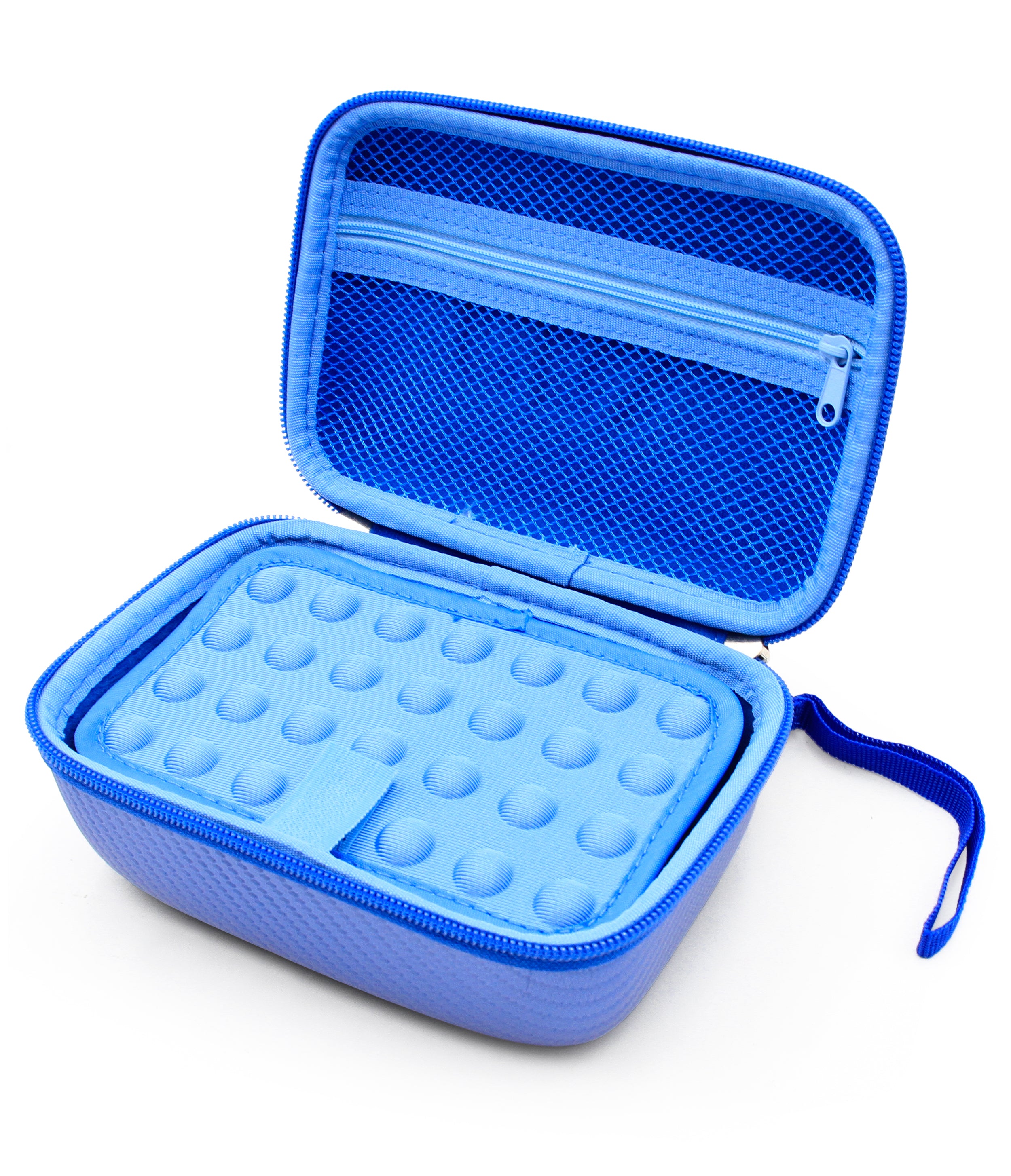CASEMATIX Blue Travel Storage Case for Really Rad Robots Fartbro - Electronic Remote Control Farting Robot Toy with Accessories - Perfect for Kids Playtime, Birthday Gifts & Travel Organization