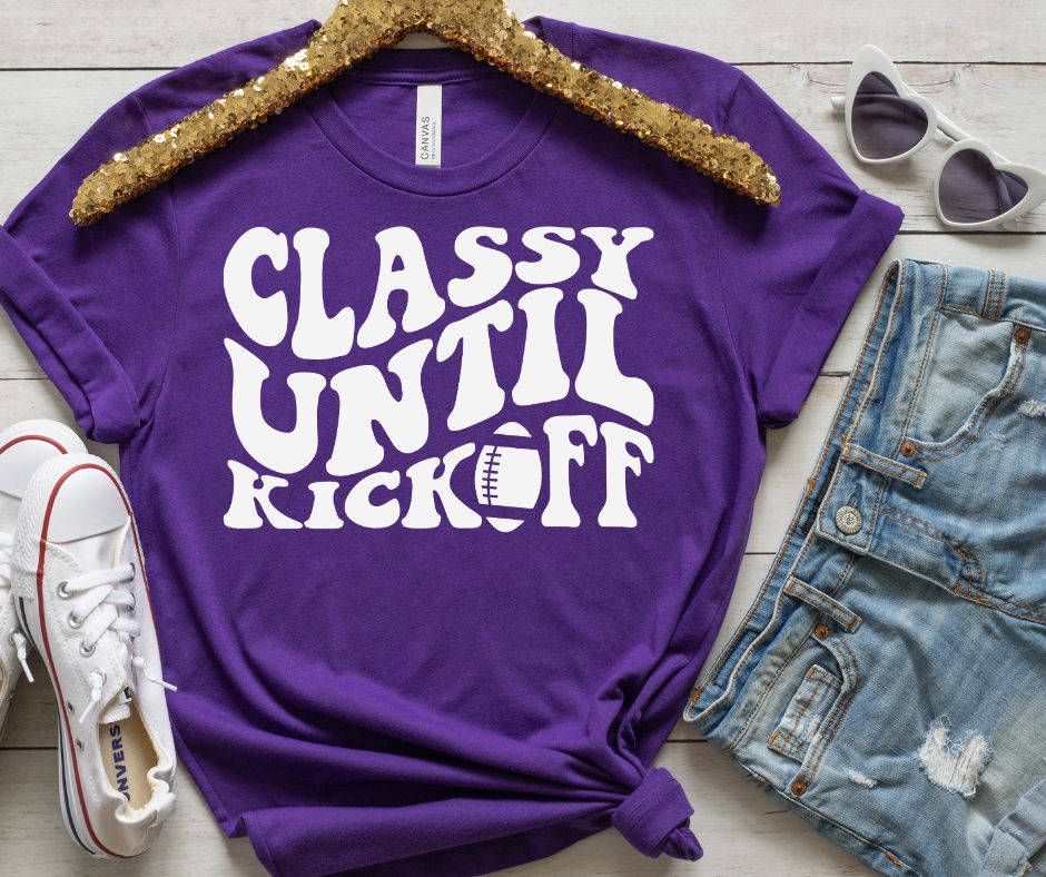 Stylish Graphic Tee for Football Fans - 10 Vibrant Color Options | Perfect for Game Day, Tailgating & Casual Wear