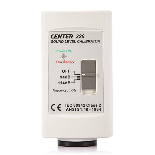 CENTER-326 Professional Sound Level Meter - Accurate Noise Measurement Device for Home, Office & Industrial Use | Easy-to-Use Decibel Calibrator for Workplace Safety, Audio Testing & Environmental Monitoring