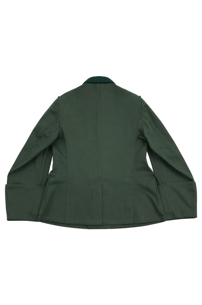 WWII German M36 Officer Summer Service Tunic Jacket - Authentic Heer Elite Military Uniform for Reenactment & Historical Collection | Perfect for Cosplay, Theater & WWII Events