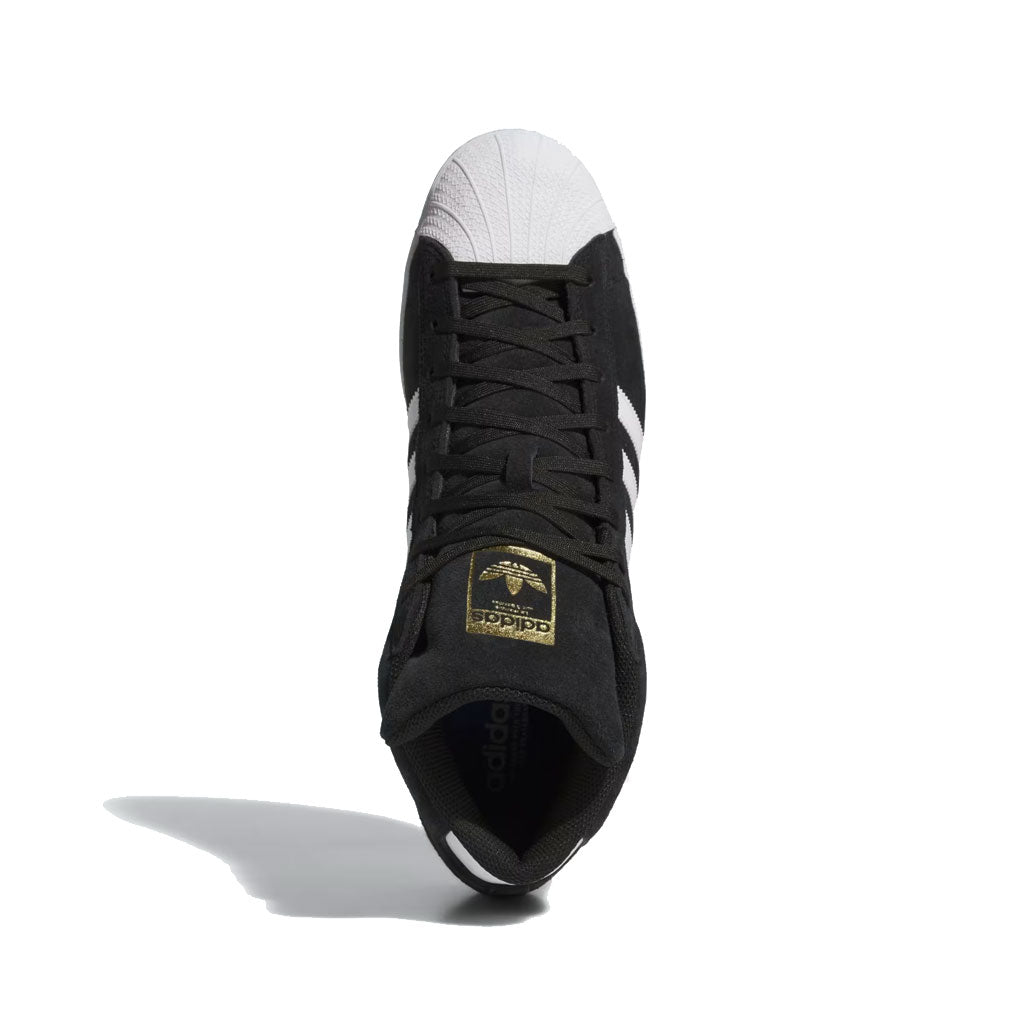 Adidas Pro Model ADV Basketball Shoes for Men - Core Black/Cloud White/Gold Metallic - High-Performance Sneakers for Court Play & Streetwear Fashion
