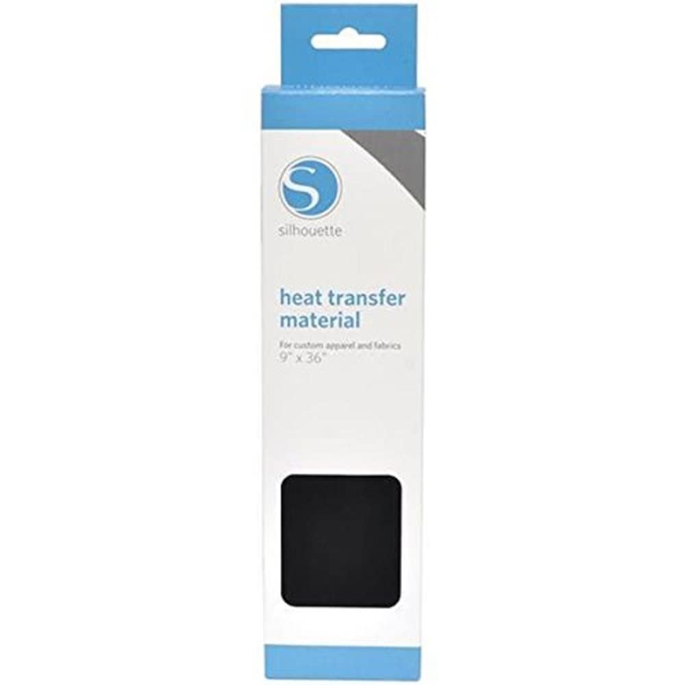Premium Black Silhouette Smooth Heat Transfer Vinyl for T-Shirts, DIY Crafts & Apparel Decoration - Perfect for Custom Clothing, Hats & Bags