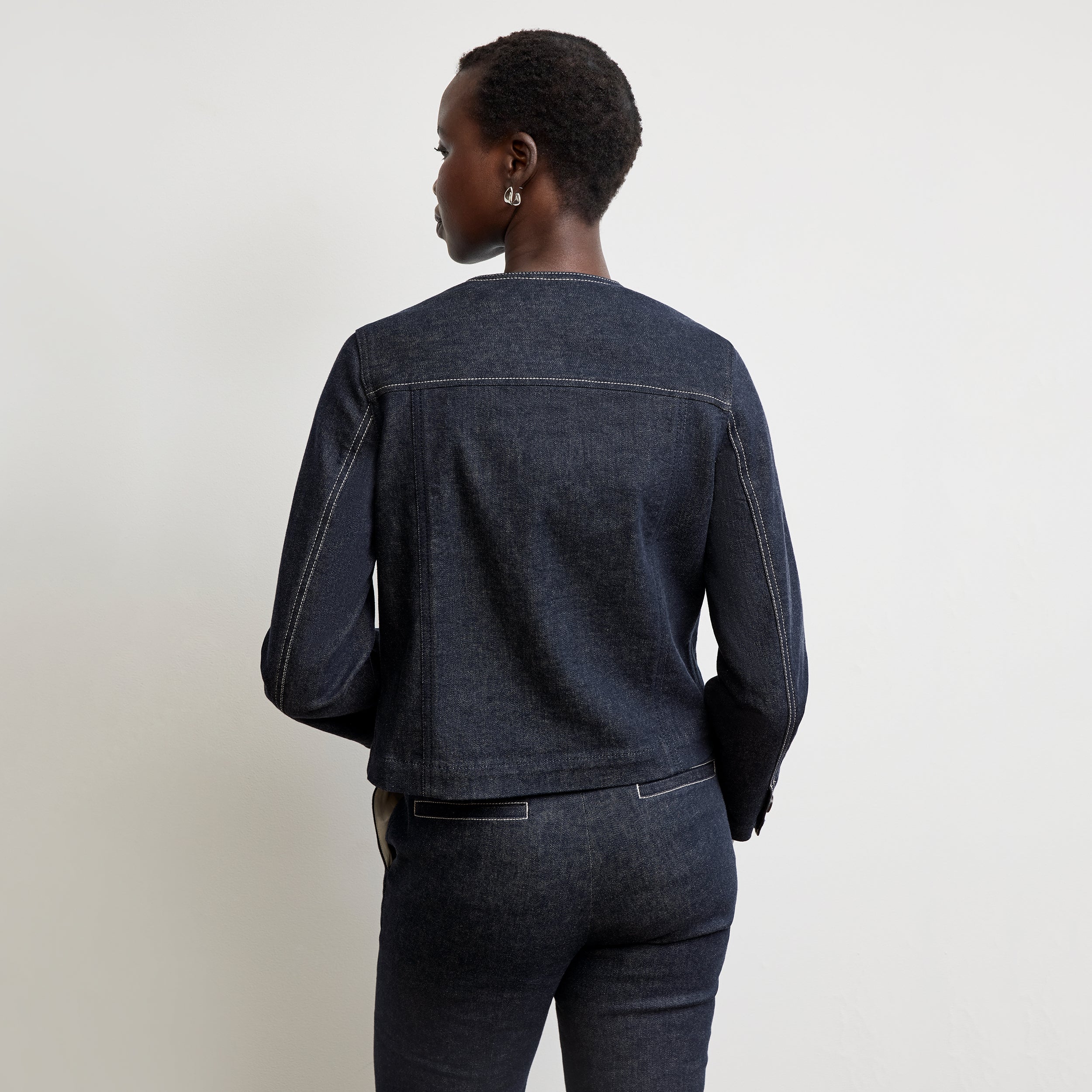 Vintage '70s Rowe Stretch Denim Jeans in Midnight Wash - Retro High Waisted Flare Pants for Women, Perfect for Casual Outfits & 70s Theme Parties