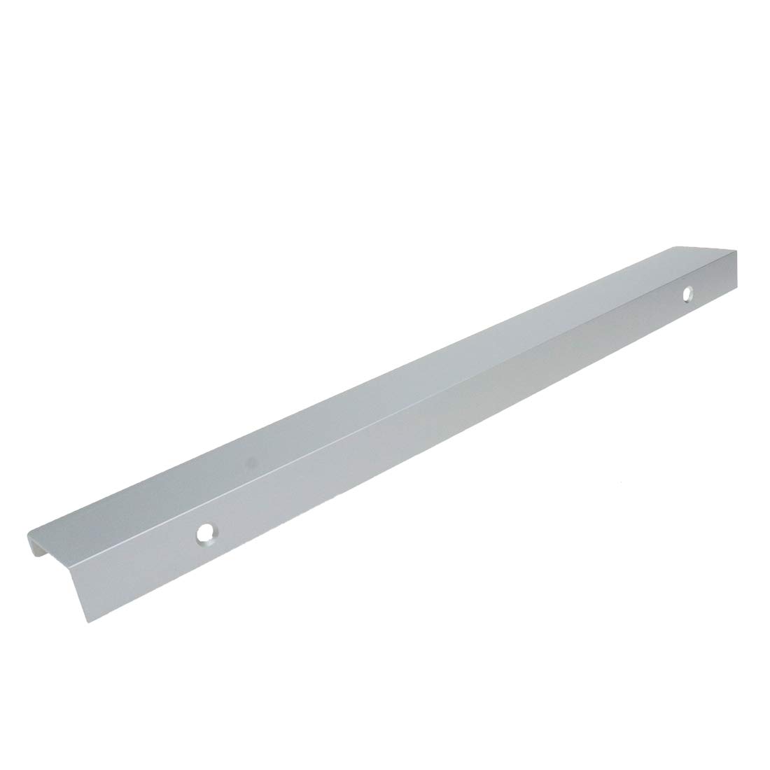 LICTOP 10-Pack Silver Cabinet Finger Pulls - 300mm/11.8