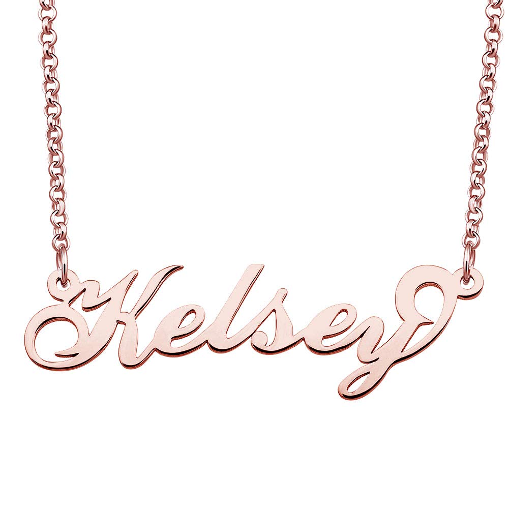 Custom Name Necklace - Sterling Silver Pendant for Women | Gift & Everyday Wear