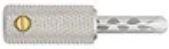 Wireworld Premium Set of 8 Silver-Plated Banana Plugs with Sockets - High-Quality Audio Connectors for Home Theater, Stereo Systems & Speaker Wiring
