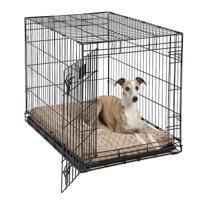 MidWest Homes for Pets Deluxe Orthopedic Dog Bed - Super Soft Plush Pet Bed for Dogs & Cats | Fits Crates & Kennels | Machine Washable | 1-Year Warranty | Perfect for Bedrooms, Living Rooms & Pet Travel