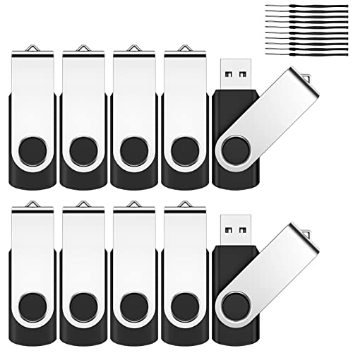 USB Stick 10 Stück Schwarz