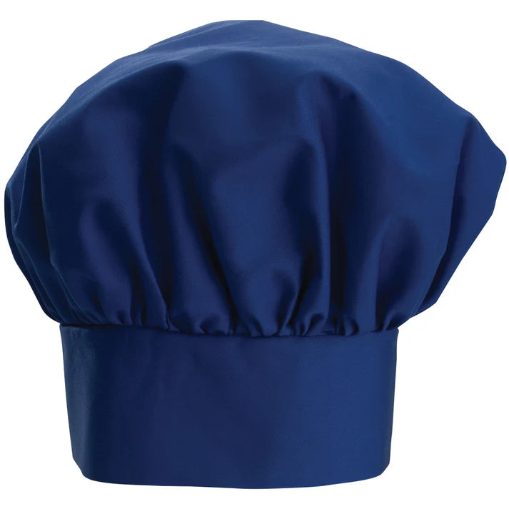 Winco 13 Inch Professional Chef Hat - Blue (CH 13BL) | Premium Kitchen Headwear for Chefs, Bakers & Culinary Students