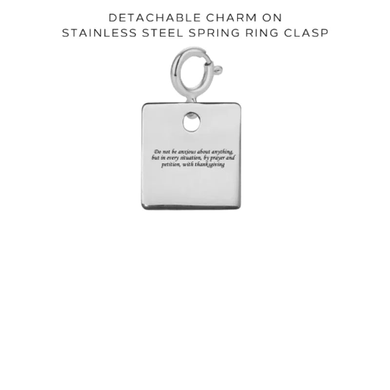Personalized Engraved Charms with Detachable Clasp - Custom Name/Initial Jewelry - Perfect for Necklaces, Bracelets & Keychains - Gift for Her, Birthday, Anniversary