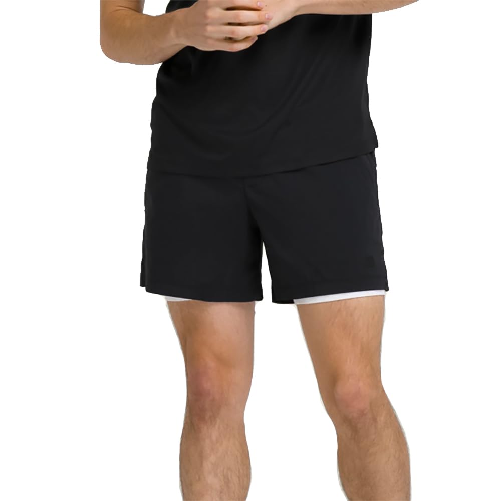 Wilson Volley 6 Inch Black Men's Tennis Shorts - Medium Size Athletic Shorts for Tennis, Running & Gym Workouts - Breathable Comfort for Sports & Casual Wear