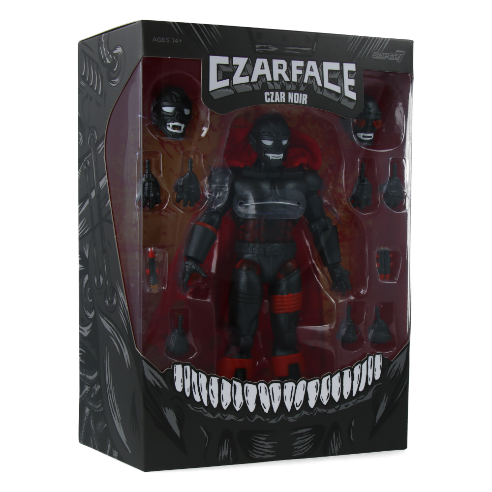 Czarface (Czar Noir) ULTIMATES! Wave 2 Action Figure - Collectible Hip-Hop Superhero Toy for Display & Play | Perfect for Comic Fans & Music Lovers