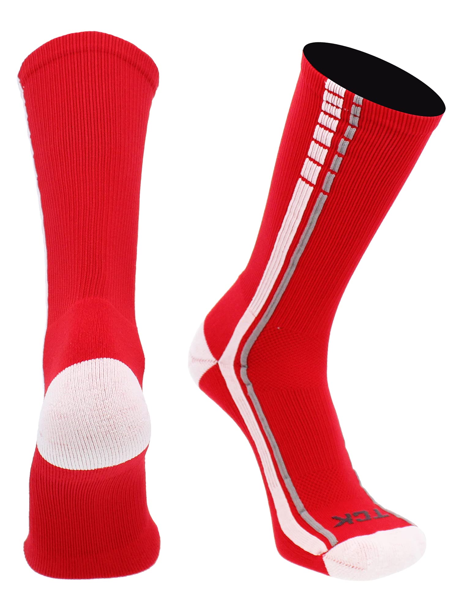 TCK Basketball Socks for Men & Youth - Breathable Crew Socks for Football, Lacrosse & Sports - Perfect for Games, Training & Daily Wear