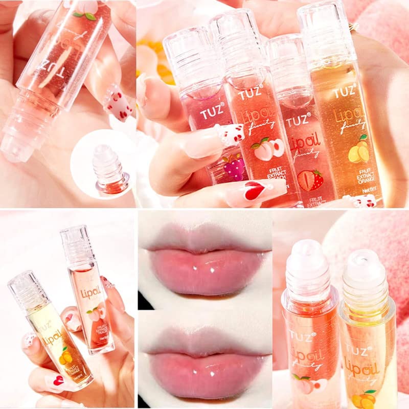 ARRX Hydrating Fruit Flavored Lip Oil - Long Lasting Moisturizing Lip Care (Pack of 2, 21g) | Lip Balm for Women & Girls | Winter Lip Treatment | Perfect for Daily Use, Dry Lips & Makeup Prep