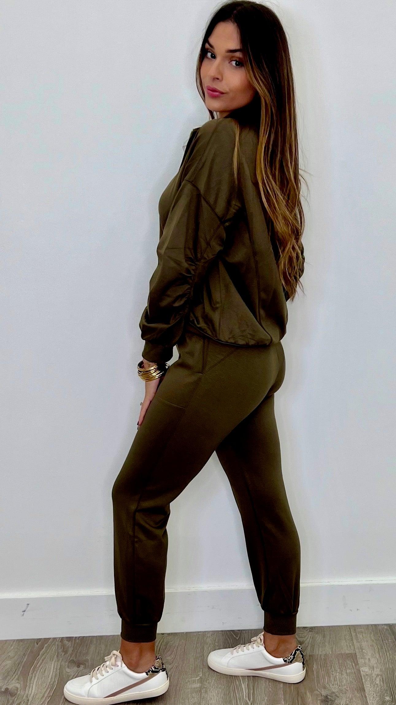 Stella Olive Brown Zip Up Jacket for Women - Stylish Casual Outerwear for Fall & Winter | Perfect for Daily Wear, Travel & Outdoor Activities