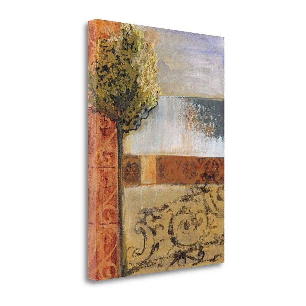 Beyond The Gate By Leslie Bernsen - Premium Fine Art Giclee Print on Gallery Wrap Canvas, Ready to Hang Wall Art - Perfect for Living Room, Bedroom & Office Decor