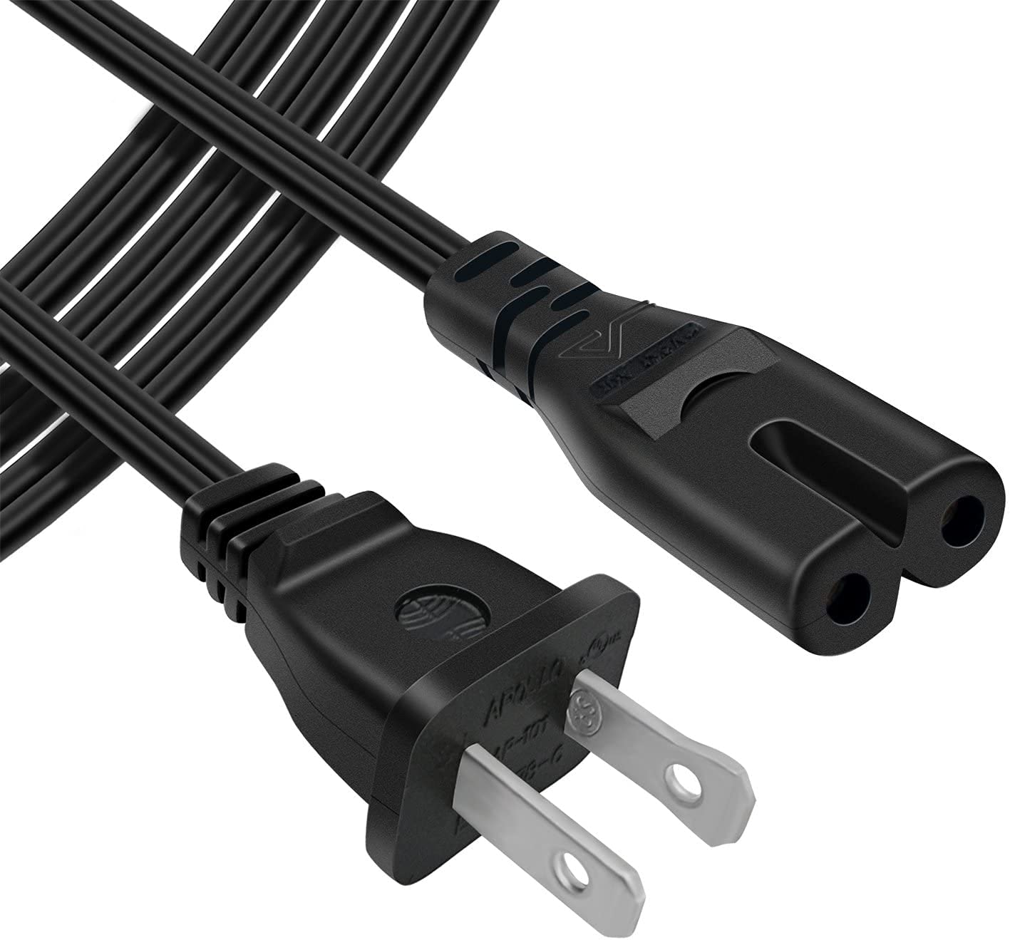 JVC RC-ST3 Power Cord Replacement - AC Outlet Cable Plug for RC-ST3SL RC-ST3SLEB Boom Box & Portable CD Player - Perfect for Home, Office, and Outdoor Music Playback