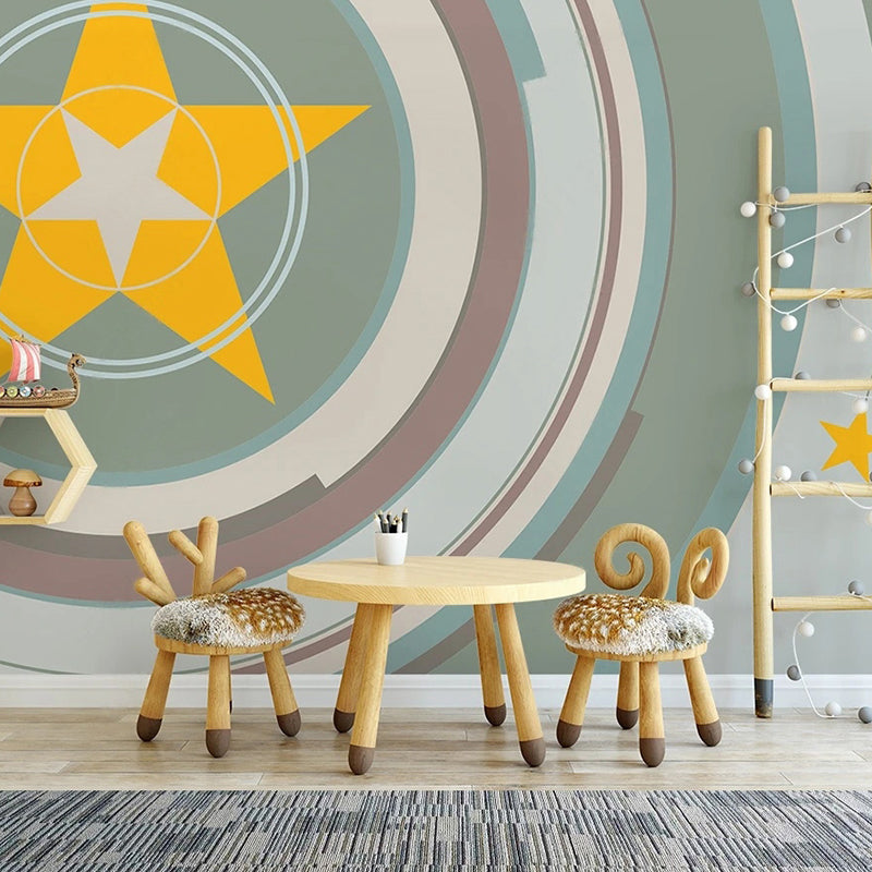 You Are a Star Nursery Wallpaper - Kids Room Wall Mural for Baby & Toddler Bedroom Decor - Space Themed Wallpaper for Children's Room
