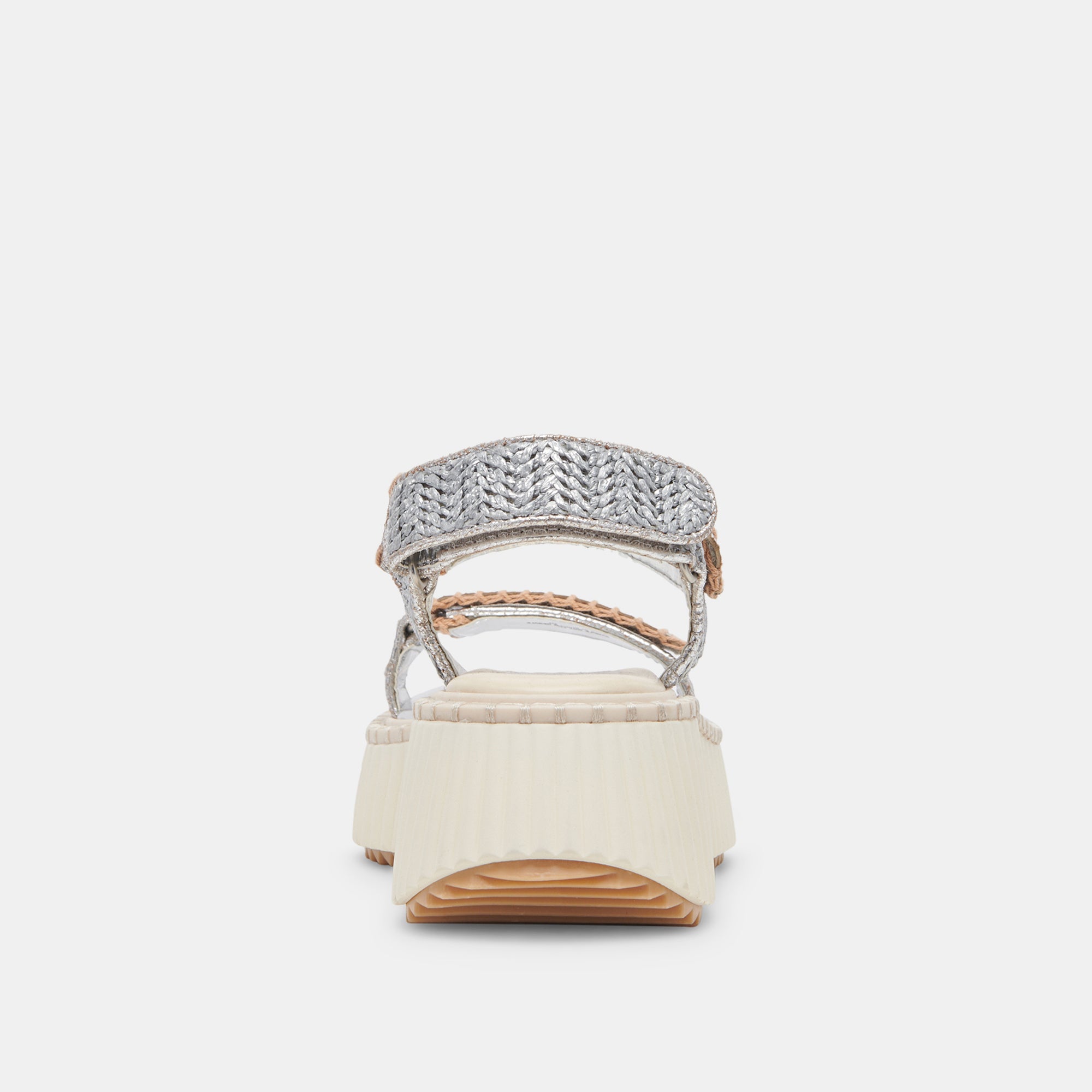 DEBRA Women's Sandals - Silver Distressed Leather Strappy Sandals for Summer, Beach, and Casual Outings