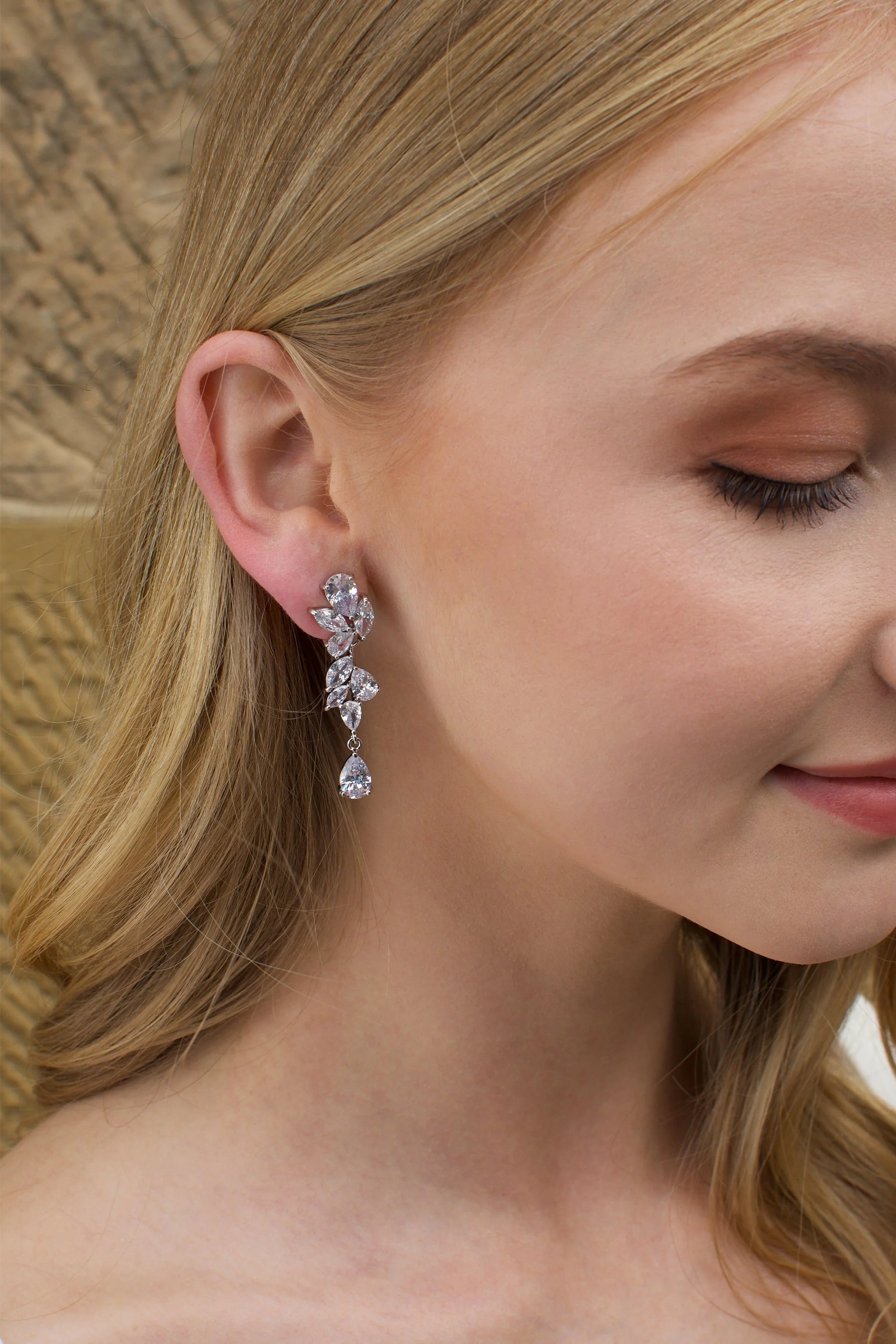 Claire Drop Earrings for Women - Elegant Dangle Earrings for Party, Wedding & Everyday Wear | Hypoallergenic & Lightweight Fashion Jewelry
