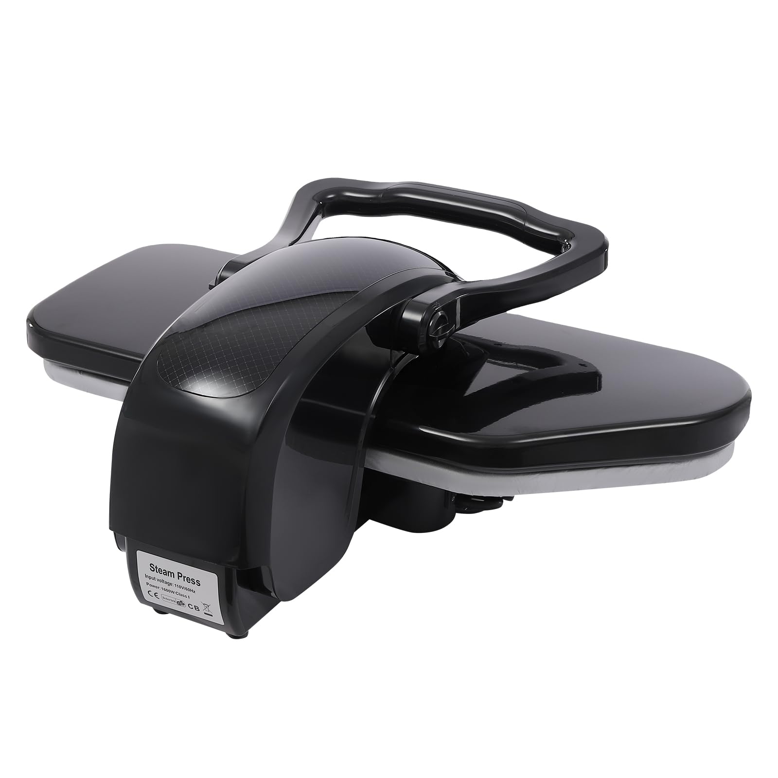 Digital Steam Press for Clothes - Fast Heating Iron with Touch Screen, Multiple Fabric Settings & Steam Burst Function - Heavy Duty Fabric Press Machine (Black) | Perfect for Home Laundry, Professional Tailoring & Wrinkle Removal
