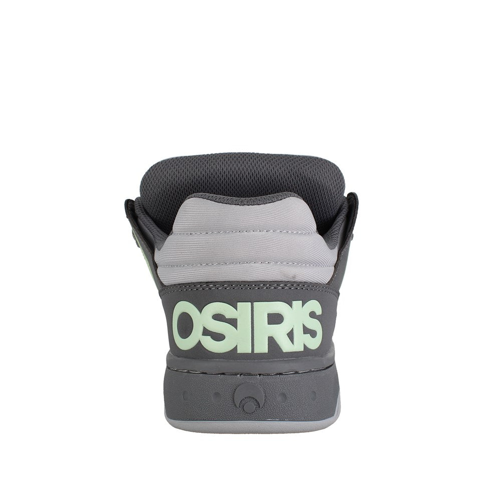 OSIRIS D3 S Skate Shoes for Men - Charcoal/Light Green/Grey - High-Performance Sneakers for Skateboarding & Streetwear Fashion