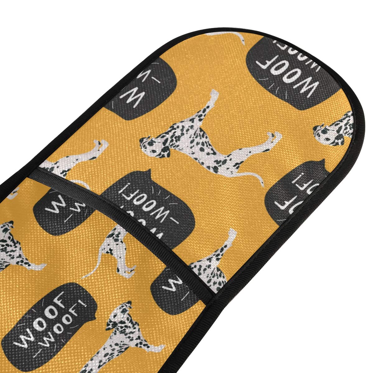 ZZXXB Heat Resistant Dalmatian Dog Print Oven Mitts - Extra Long 7