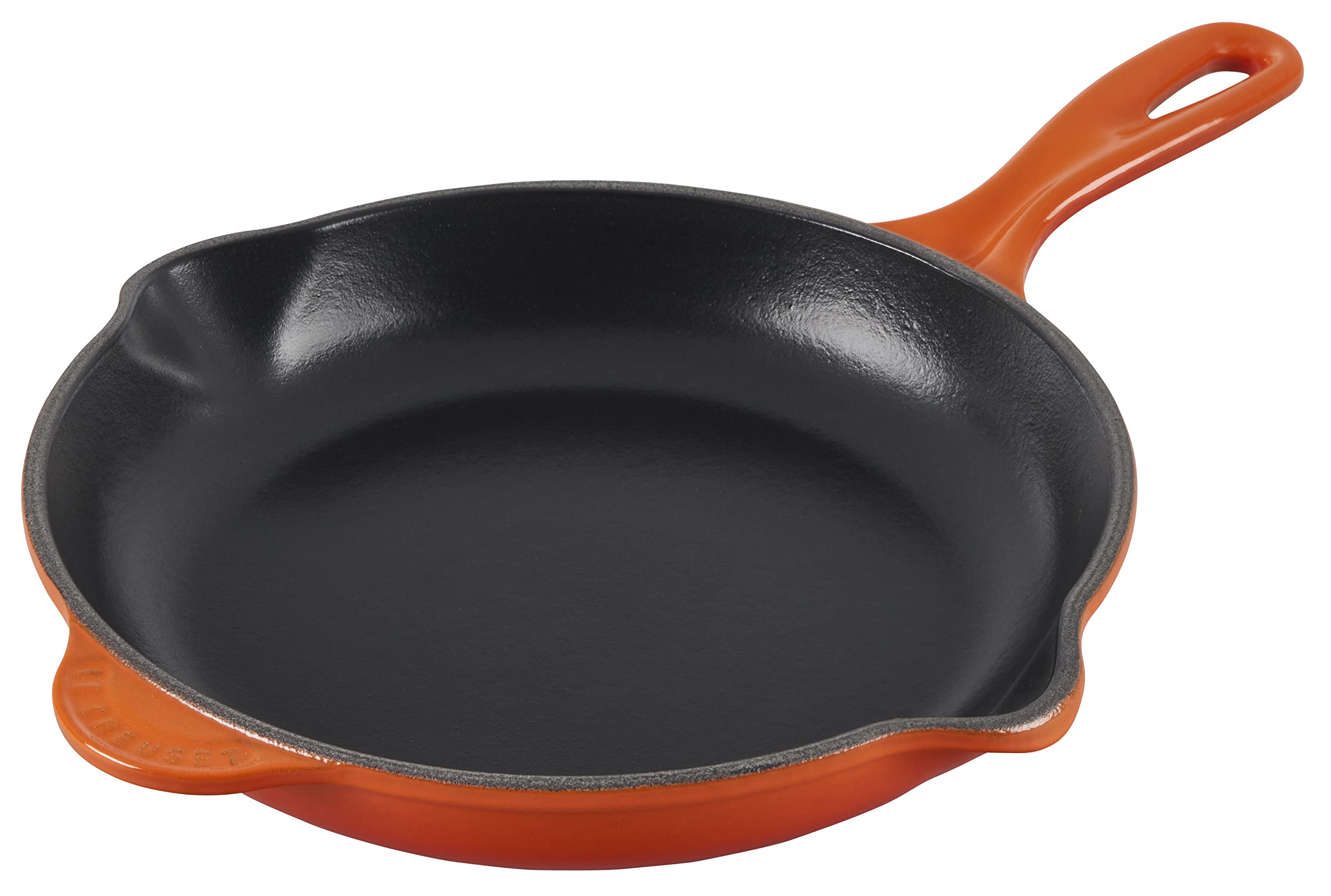 Le Creuset Enameled Cast Iron 9-Inch Skillet with Iron Handle - Flame Orange - Premium Nonstick Cookware for Searing, Baking & Stovetop to Oven Cooking - Perfect for Steaks, Pancakes & Family Meals