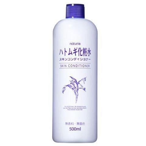 Naturie Hatomugi Skin Conditioner with Job's Tears Extract - 500ml Hydrating Toner for Face & Body | Perfect for Daily Skincare Routine & Soothing Irritated Skin