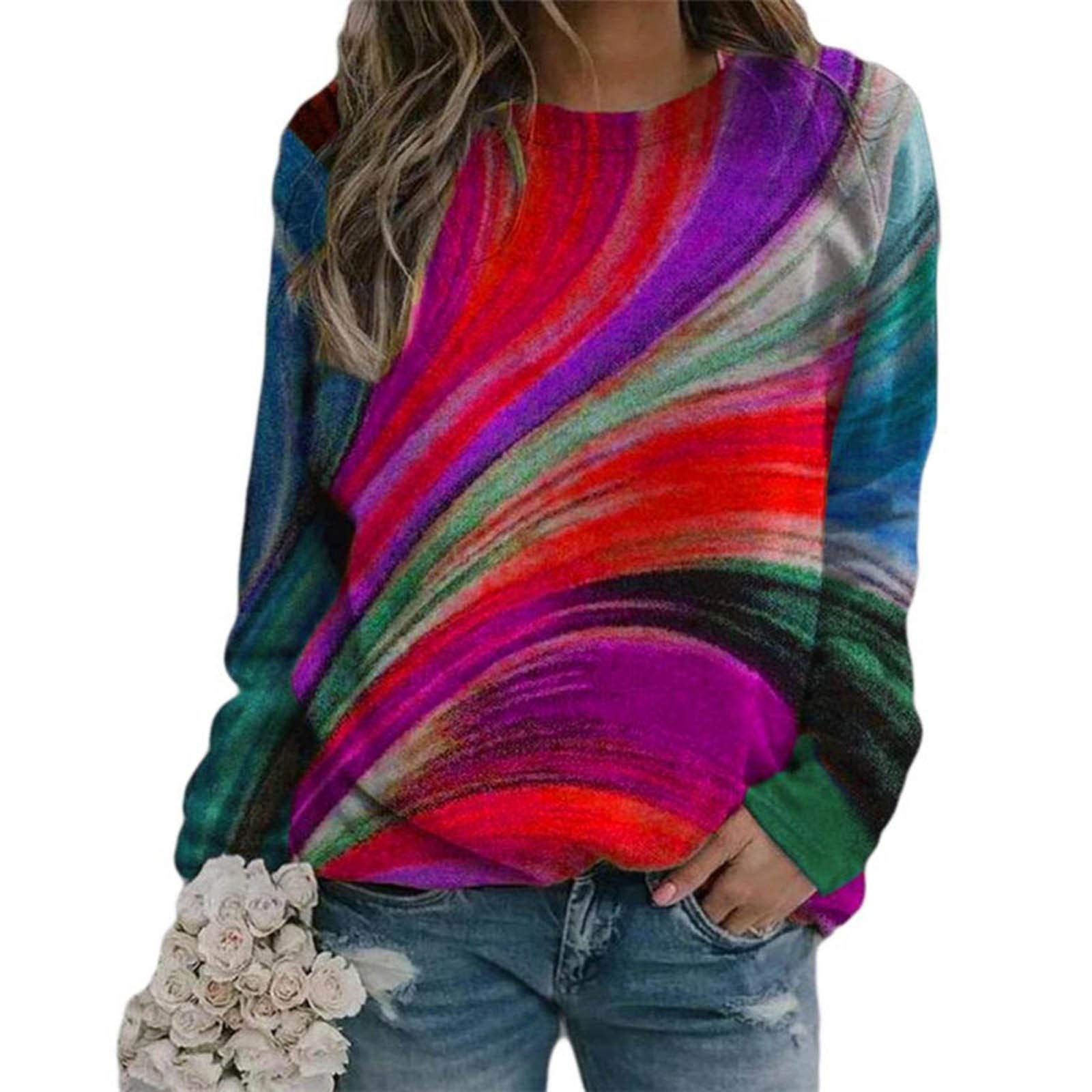 Women's Casual Long Sleeve Crewneck Tunic Top - Summer & Fall Basic Tee Blouse for Everyday Wear | Office, Dating & Weekend Outfits