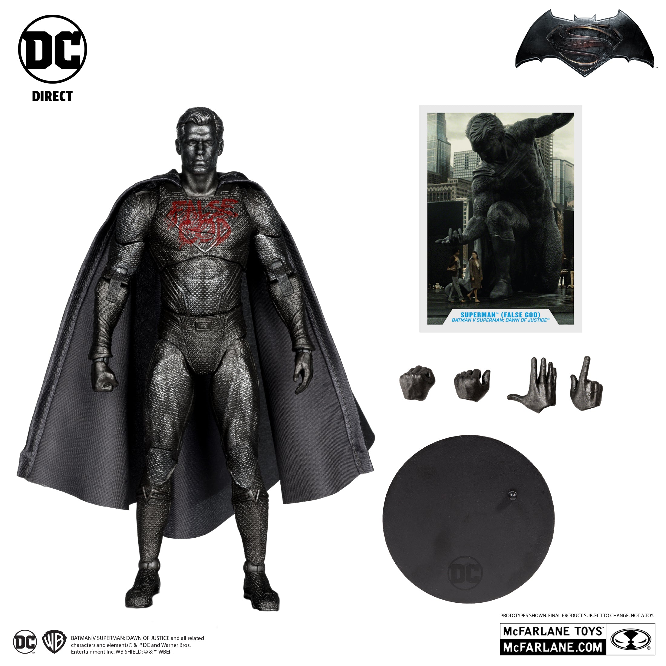 Superman (False God) Platinum Edition Action Figure - Batman v Superman: Dawn of Justice DC Multiverse Collectible - Perfect for Display, Gifts & DC Fans