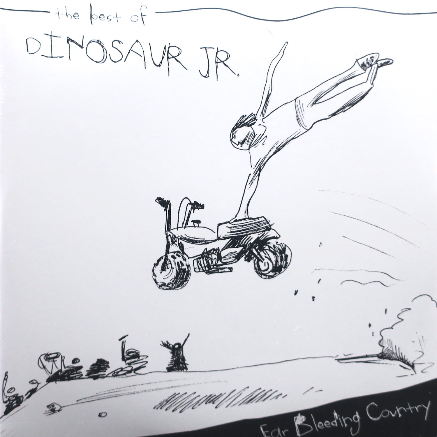 DINOSAUR JR 'Ear Bleeding Country: Best Of' WHITE Vinyl 2LP Record - Limited Edition Collector's Item for Vinyl Enthusiasts & Music Lovers - Perfect for Home Listening, Gifts, and Music Collections