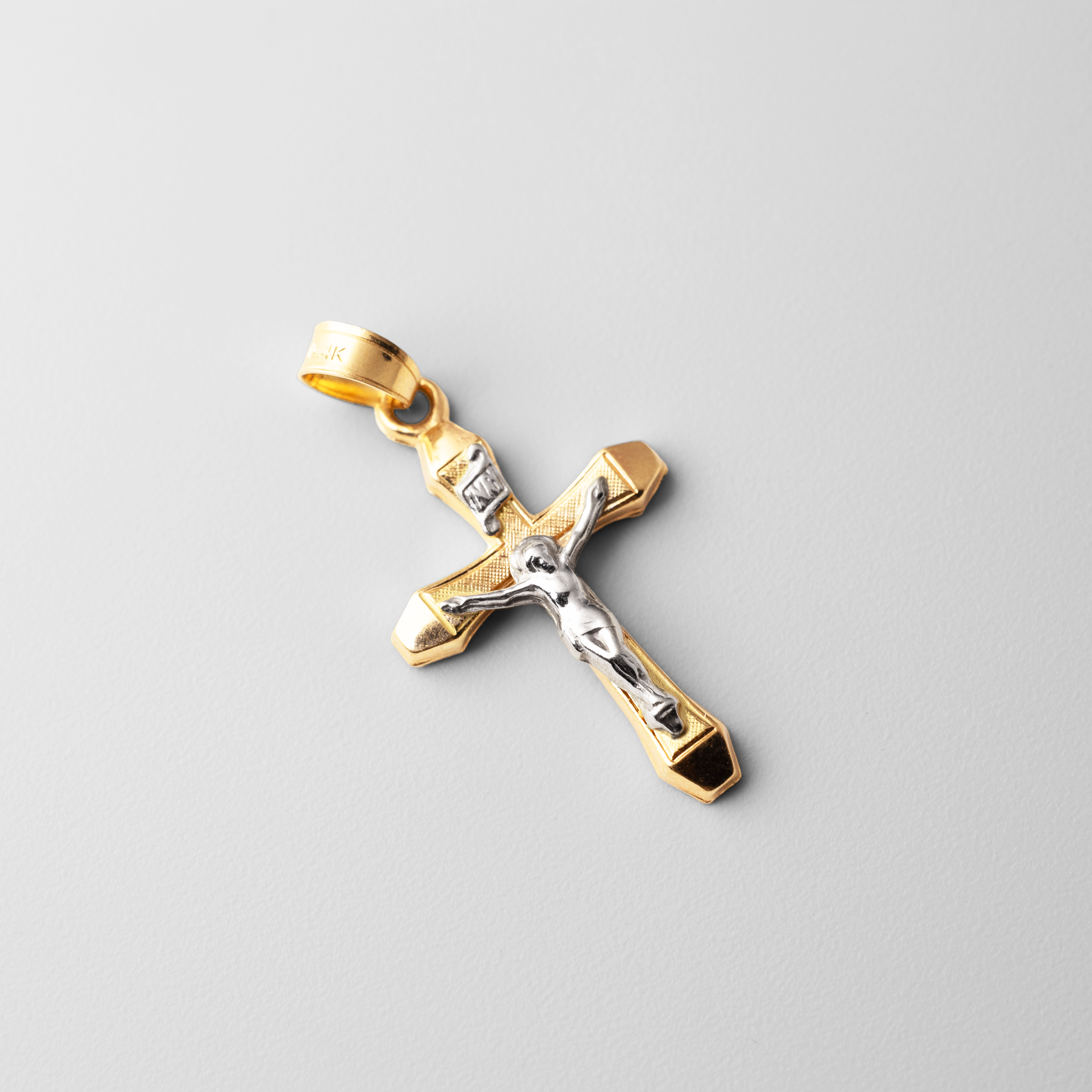 Gold Crucifix Cross Pendant - Model 0875 | Religious Jewelry for Men & Women | Perfect for Church, Gifts & Everyday Wear