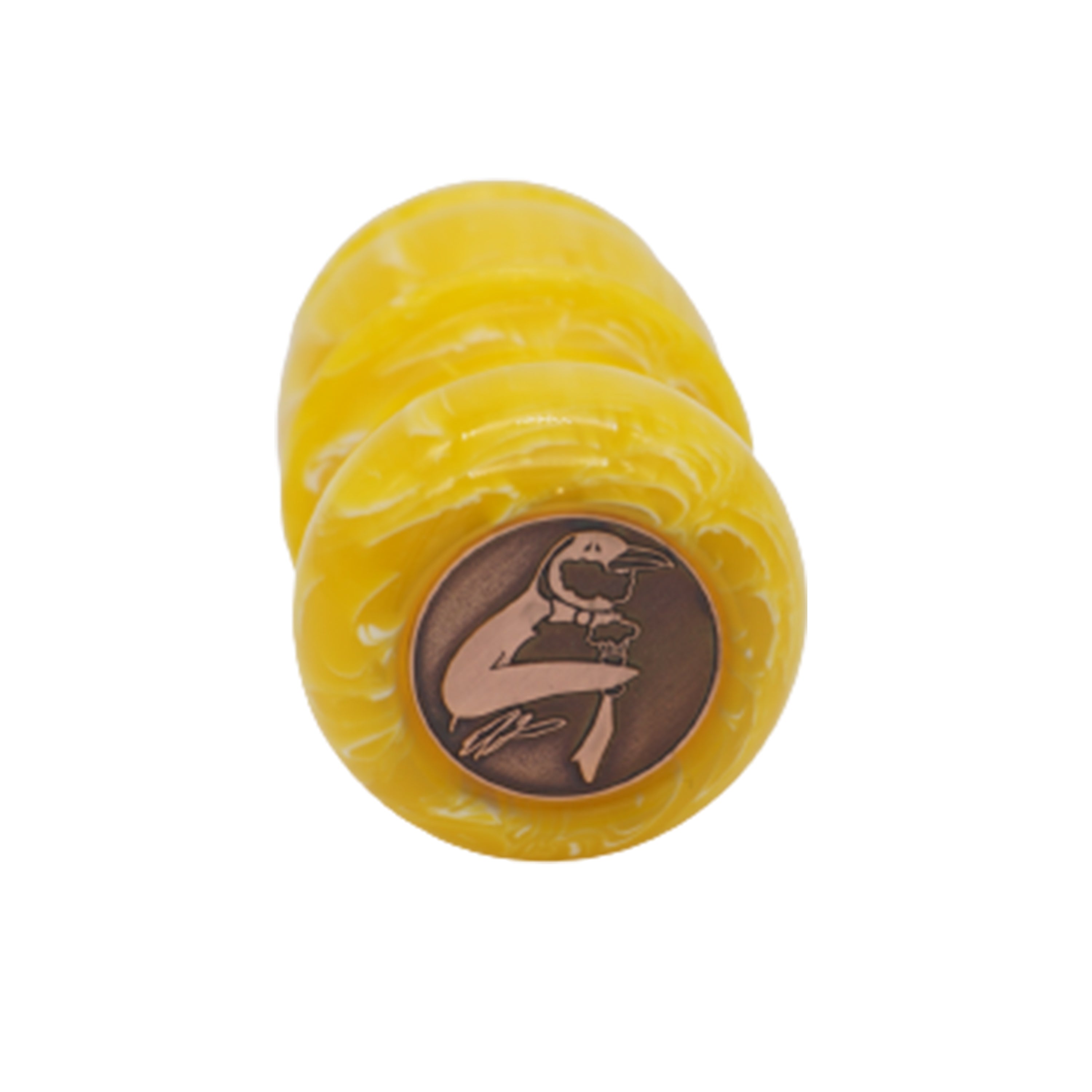 Premium Lemon Drop Handcrafted Shaving Brush Handle - Fits 24mm & 26mm Knots - Perfect for Wet Shaving & Grooming Gifts for Men