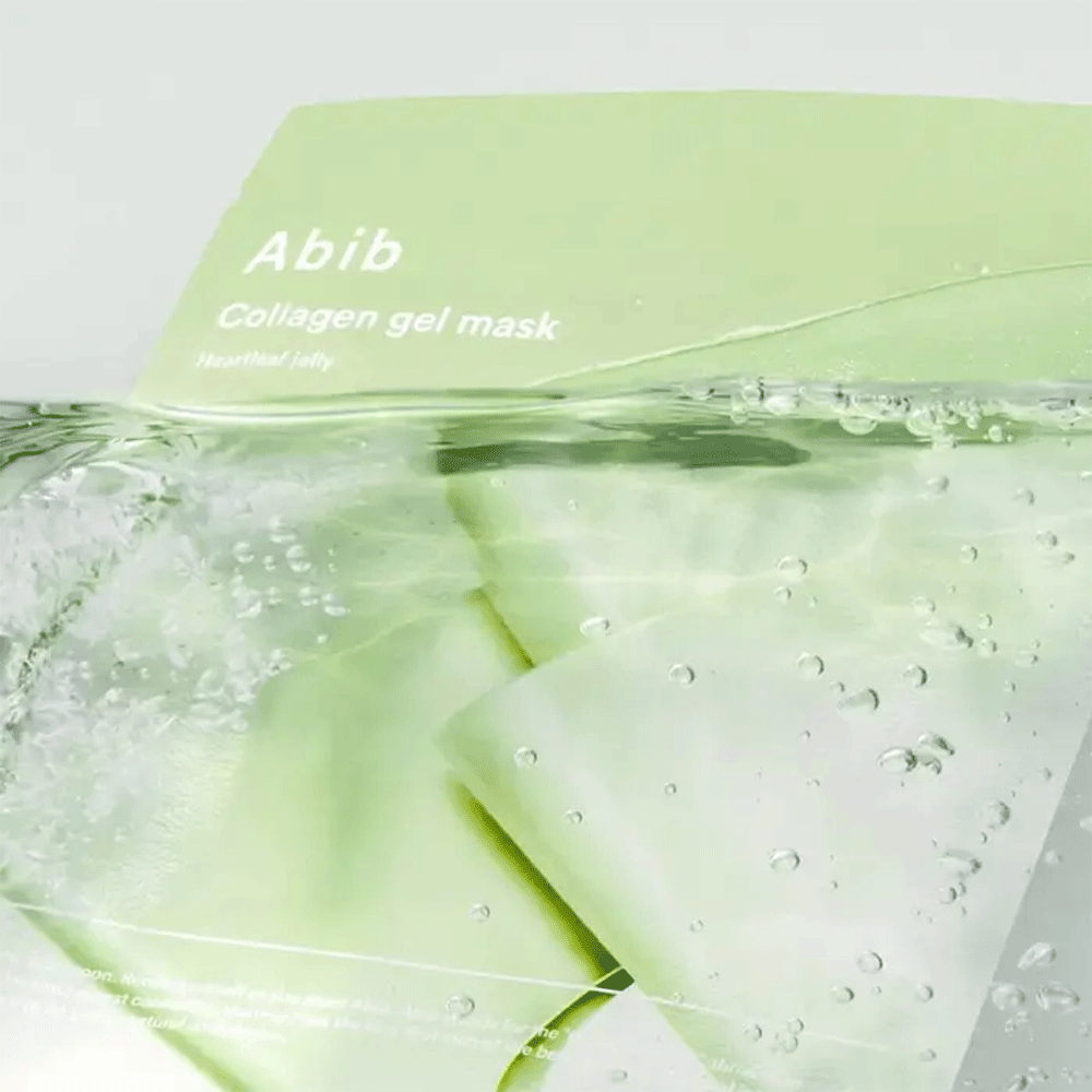 Abib Collagen Gel Mask - Heartleaf Jelly Soothing Face Mask 35g (10 Pack) | Hydrating & Calming Korean Skincare for Dry & Sensitive Skin | Perfect for Daily Use, Spa Night & Travel Skincare Routine