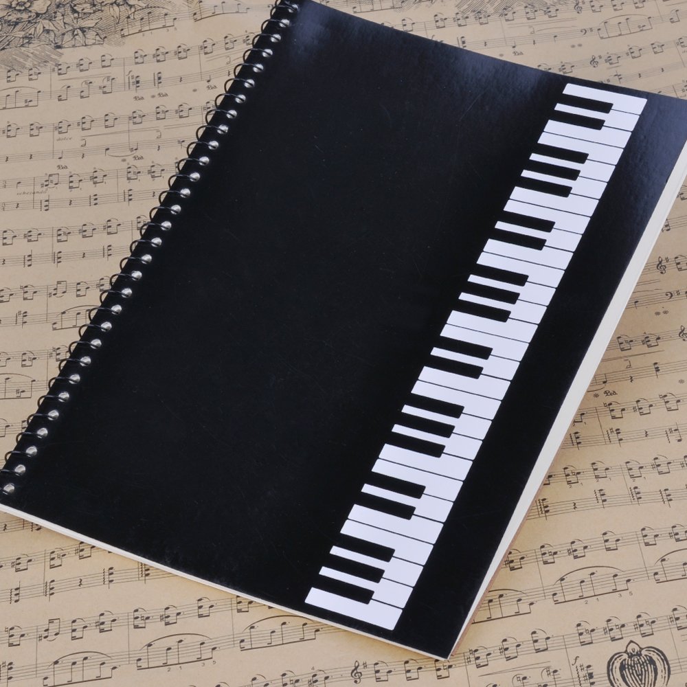 Blank Sheet Music Notebook - 100 Pages Staff Paper for Composing, Songwriting & Music Notation | Perfect for Musicians, Students & Teachers | Use for Piano, Guitar, Violin & More