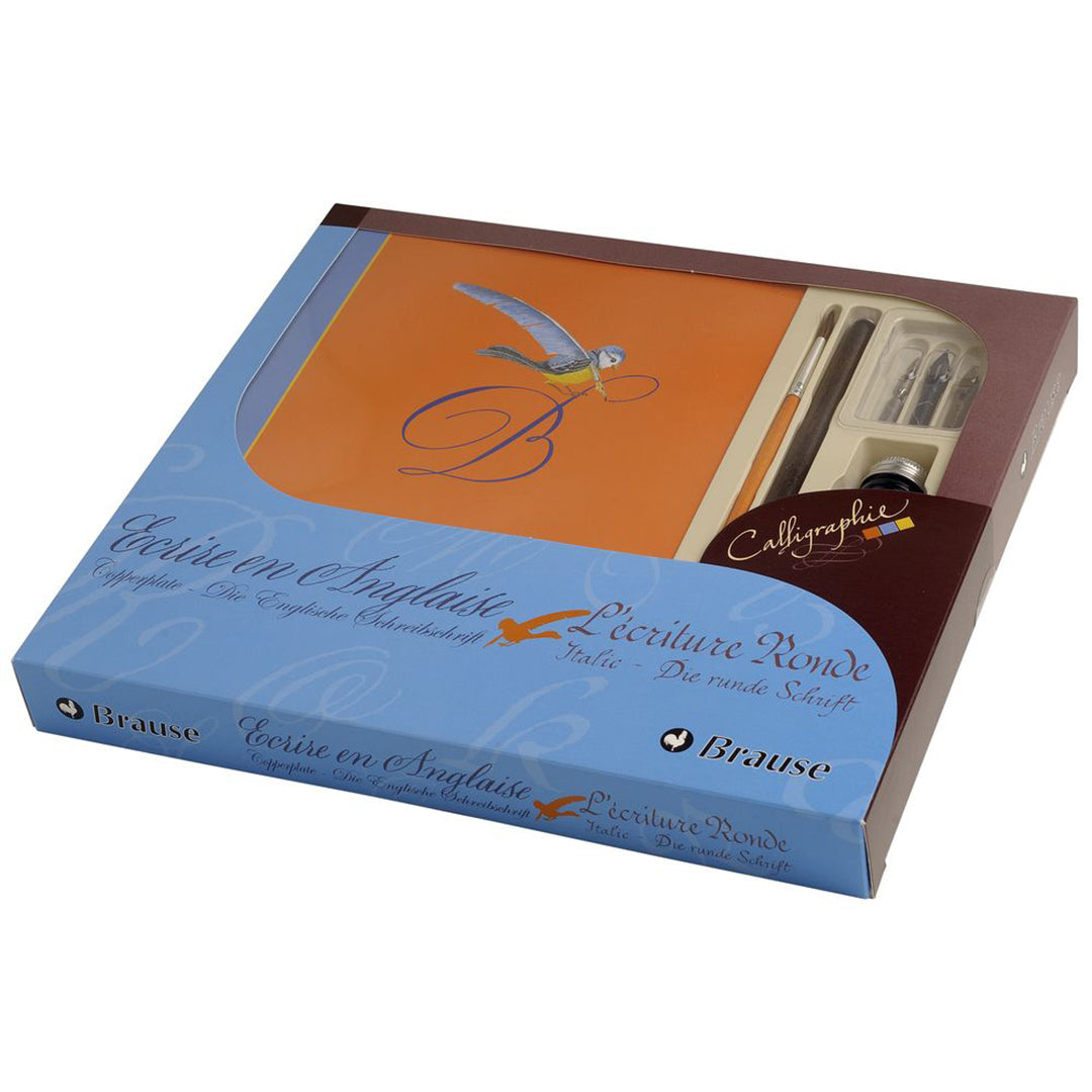 Brause Calligraphy Set - Premium Calligraphy Pen Kit with Nibs & Ink for Beginners & Professionals - Perfect for Wedding Invitations, Hand Lettering & Art Projects