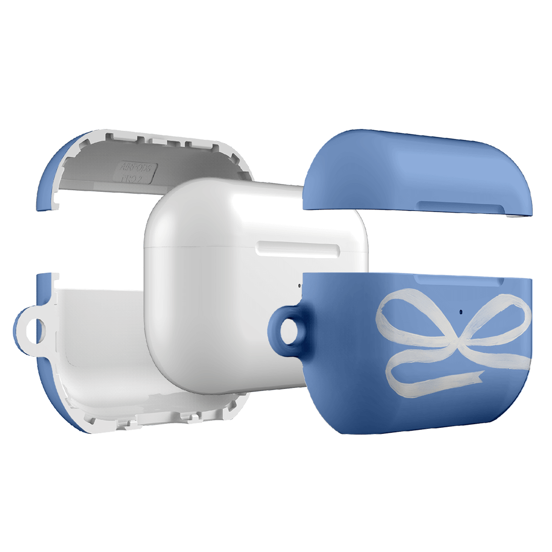Premium Bluebottle Ribbon AirPods Pro Case - Protective Cover with Stylish Design for Apple AirPods Pro - Perfect for Workouts, Travel & Daily Use
