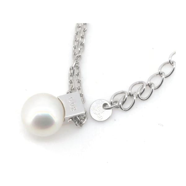 18K Gold Diamond Pearl Pendant Necklace - Luxury Vintage Jewelry for Women - Perfect for Weddings, Anniversaries & Special Occasions