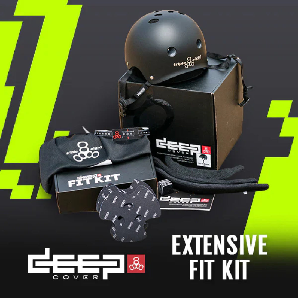 Triple 8 Deep Cover Helmet - Red Gloss Skateboard & Bike Helmet for Adults - Certified Safety Protection for Skateboarding, Cycling & Scooter Riding