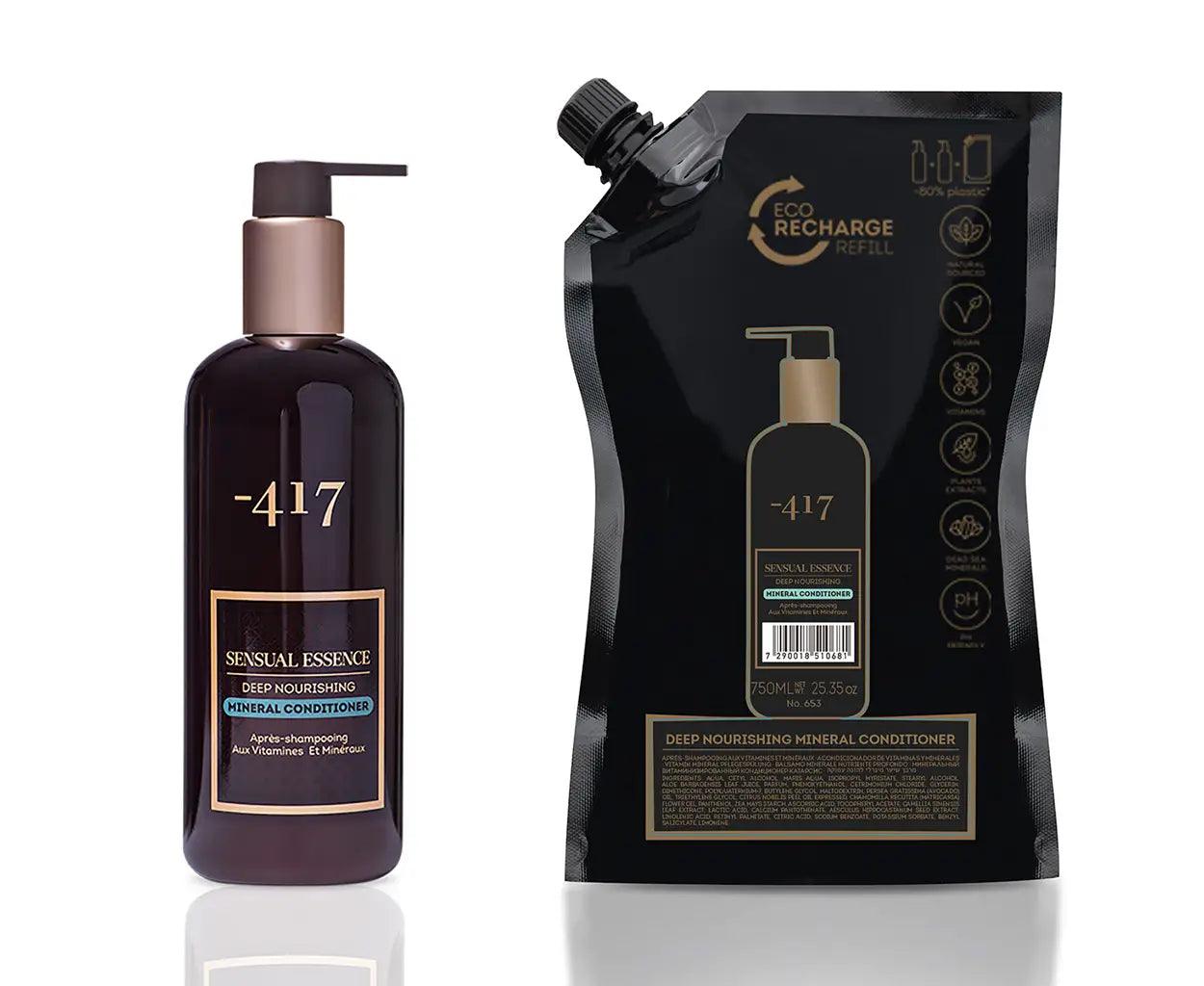 Minus 417 Deep Nourishing Mineral Conditioner for Dry & Damaged Hair | Sulfate-Free & Vegan Hair Treatment | Eco-Friendly Refill Pack | Perfect for Salon-Quality Care at Home