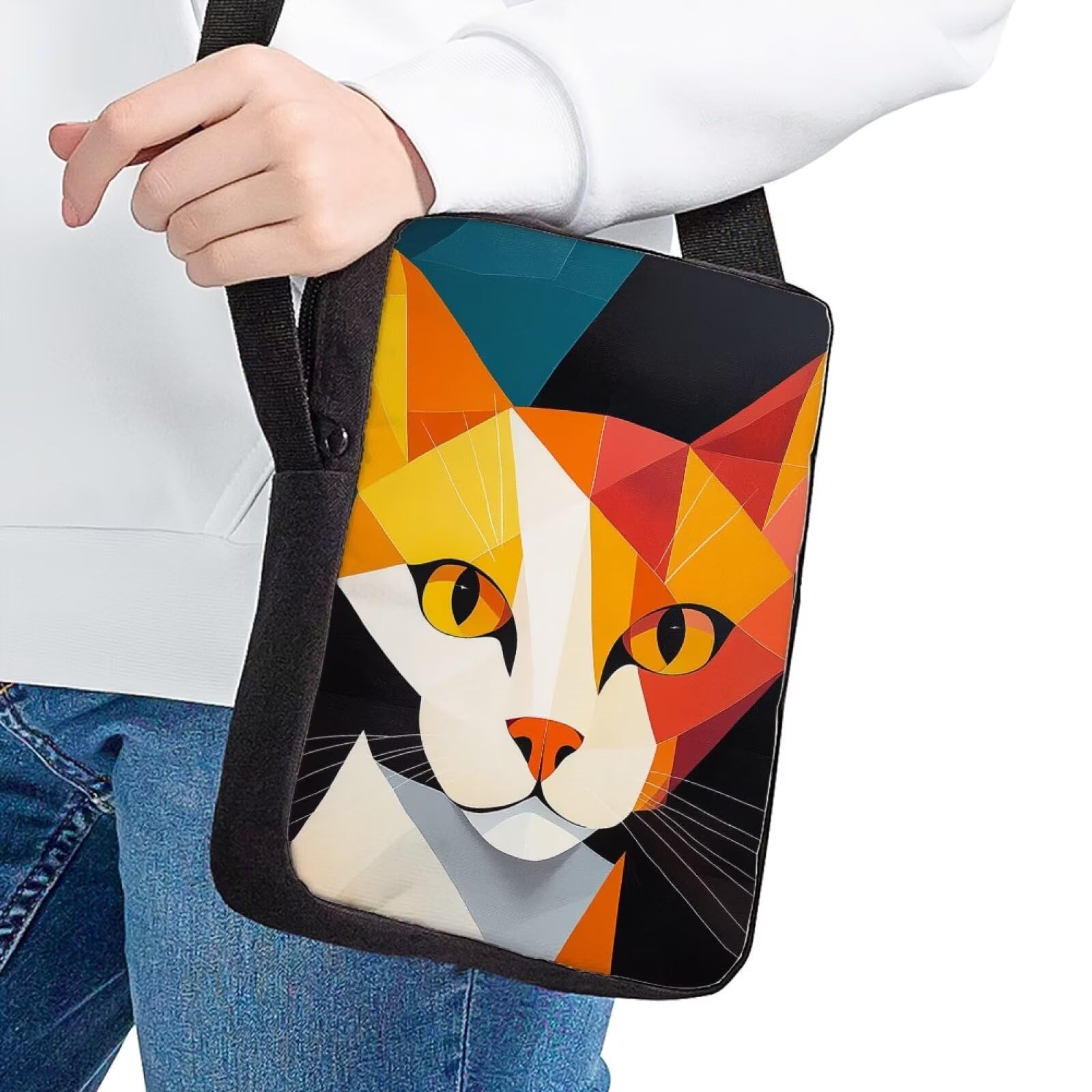 GIFTPUZZ Crossbody Bags for Women, Men & Kids - Adjustable Long Strap Shoulder Messenger Purse | Perfect for Travel, School & Daily Use